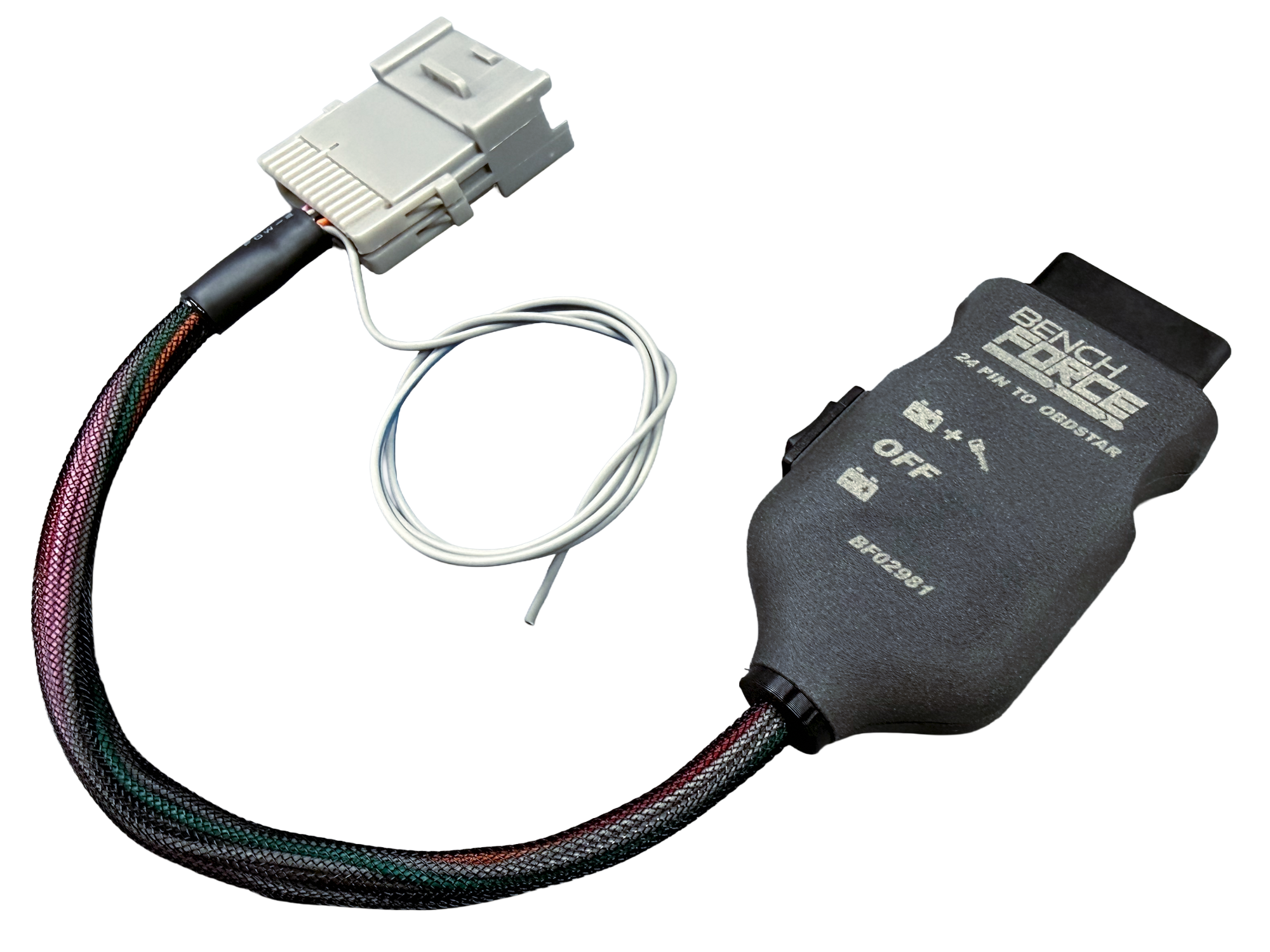 BenchForce 24 pin to OBDSTAR Adapter Harness with Loose Boot Pin Wire
