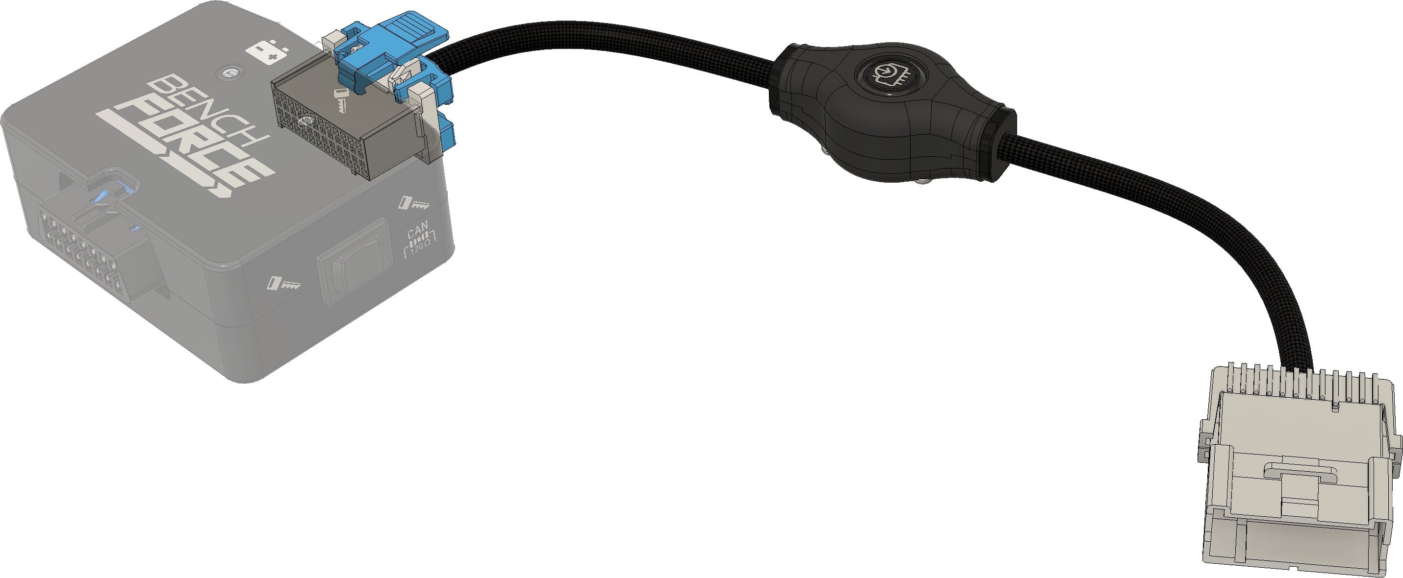 BenchForce 24 Pin Inline ROM Boot Switch for Cummins ECU Harnesses