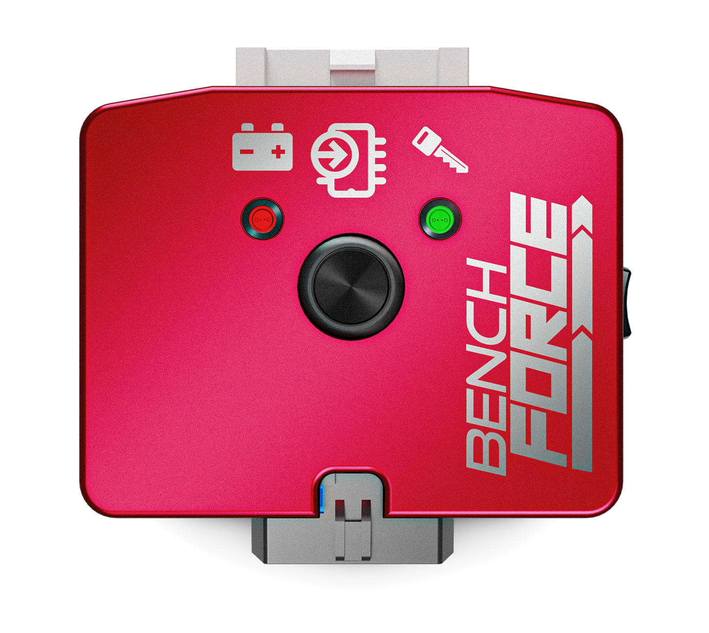 View of BenchForce PowerBlock IV with ROM Boot Switch Assembly from above