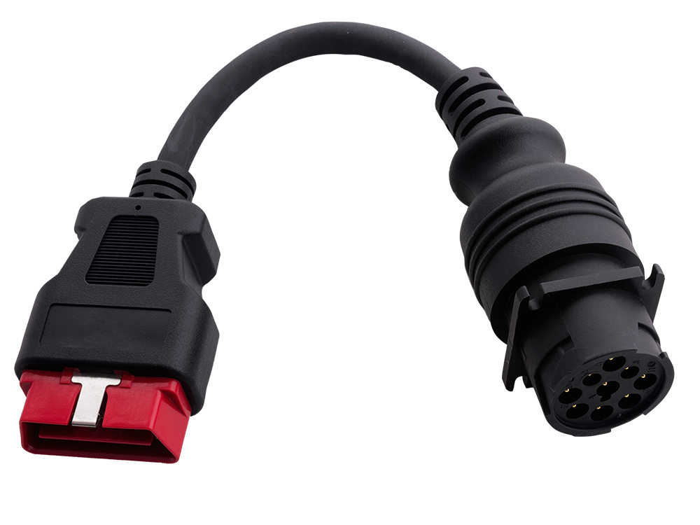 OBD-II to Black J1939 9-Pin Data Link Connector (DLC) Harness